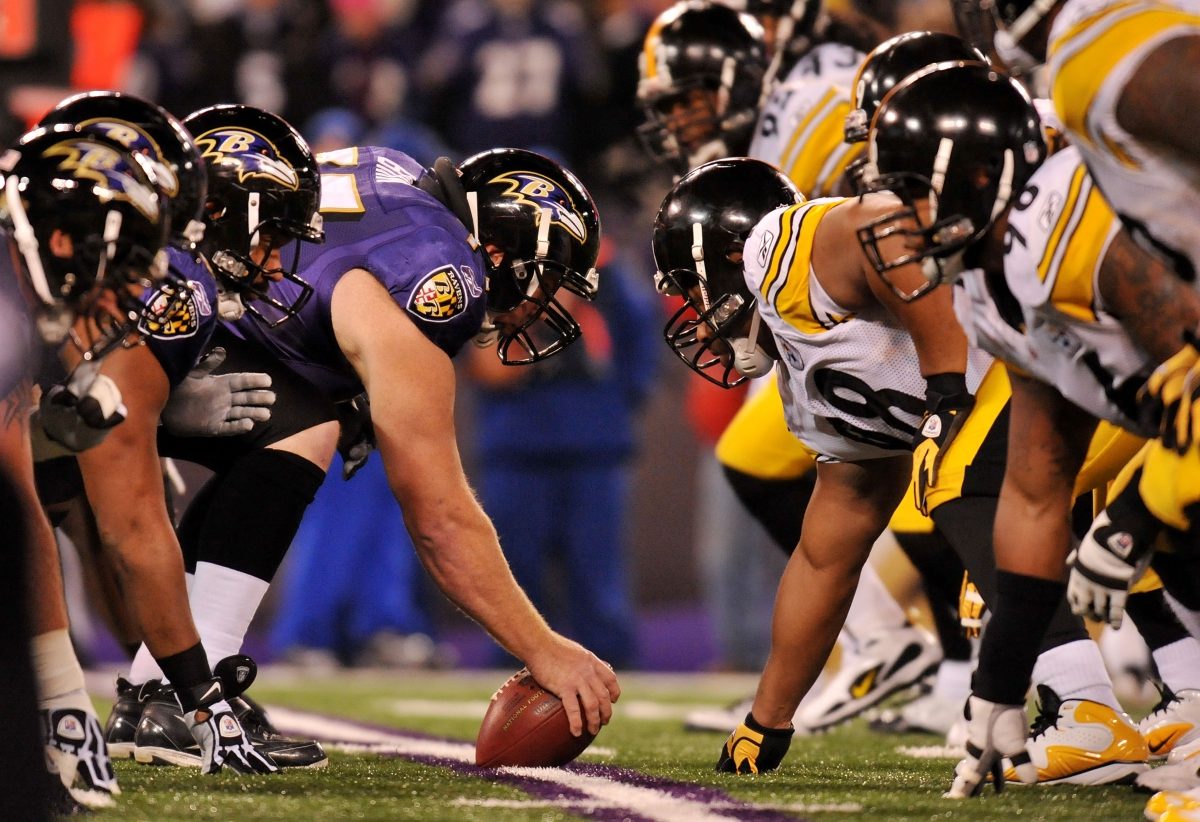 Plot in Football, Thanksgiving Edition: Steelers at Ravens