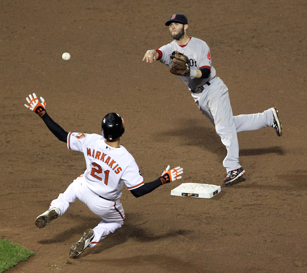 What is a force play in baseball or softball?