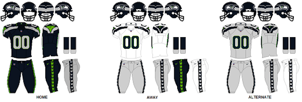Seattle Seahawks Uniforms