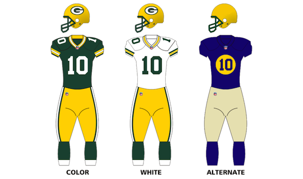 Green Bay Packers Uniforms